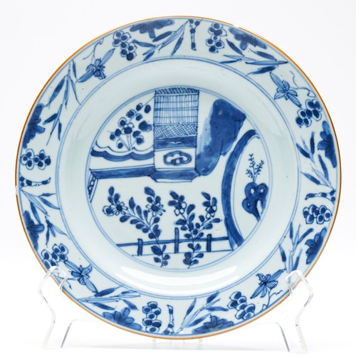 Chinese porcelain plate kangxi - porcelain,