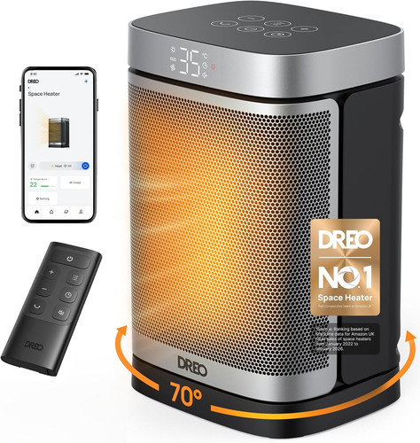 Dreo 1500w smart space - smart, heaters