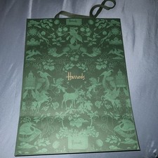 Harrods Dark Green Paper Gift