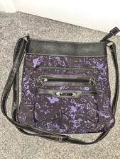Rosetti Black Purple Crossbody
