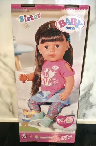 Baby born big sister doll - baby,