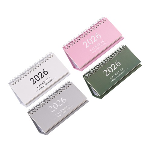 4pcs desk calendar 2026 mini - 2026:,