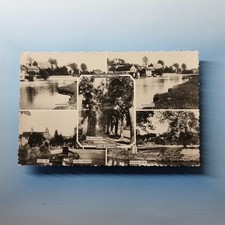 Chesham Buckingham Postcard C1950 Real Photo Waterside Town Bridge Water Lane