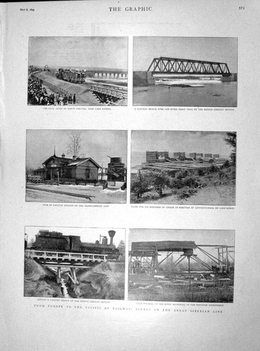 Old antique print - antique, 1899