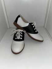 Ladies Size 7 Black/white