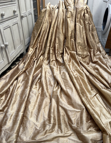 Pure dupion silk curtains - dupion,