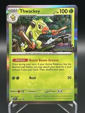 Pokémon TCG | Thwackey SVP115 Stamped (Twilight Masquerade) | Black Star