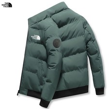 Men's Jacket Warm Winter Coat Quilted Bomber Jacket Windproof Insulated Casual
