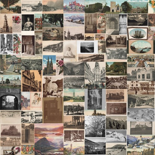 Huge vintage postcard lot - vintage,