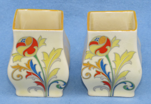 Pair rare royal doulton art - pair,