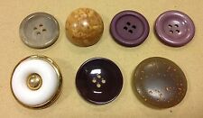 Very Large Coat buttons x 4