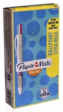 Papermate Ink Joy Quatro 4 Colour Pen 1.0mm Tip Pink Purple Green Blue 12 Pack