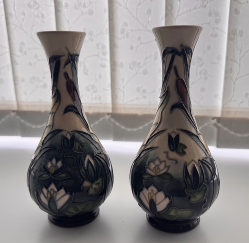 Moorcroft lamia bud vases - 2,