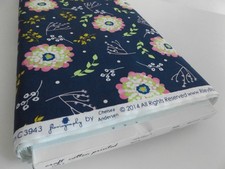 RILEY BLAKE 9 X METRE BOLT Cotton Designer Fabric FLORIOGRAPHY