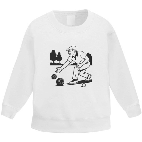 Man playing lawn - 'man, bowls'