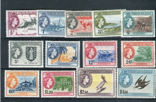Virgin islands qeii 1964 - qeii, 1964-68