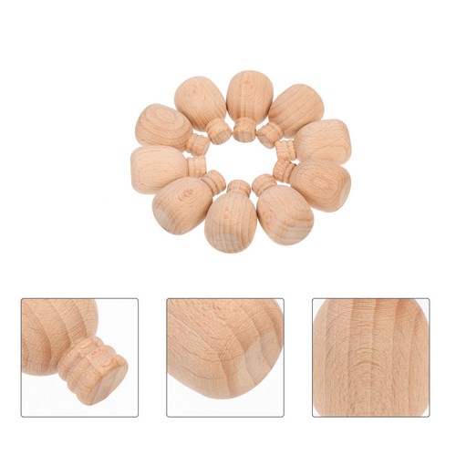 10pcs wooden peg doll - wooden,