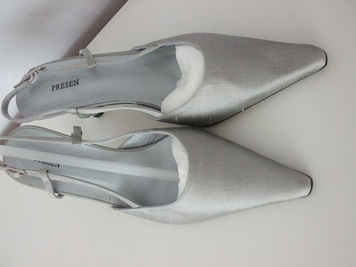 Presen grey satin sling - grey,