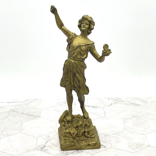 Vintage cast metal - cast,
