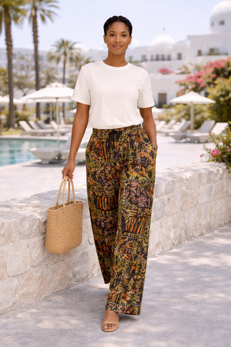 Women ankara print - print, leg