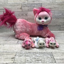 2018 KITTY SURPRISE PLUSH PINK PURPLE COLLAR CAT 3 BABIES