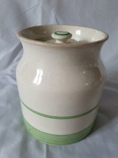 Sadler clean kitchenware art deco storage jar, circa 1930’s, Kitchen jar (c)