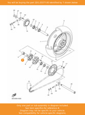 YAMAHA Collar, Wheel