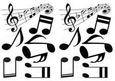 Musical Notes Cake Topper