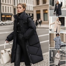 UK Womens Winter Long Quilted