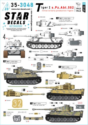 Star decals 3048 35 - 35-3048, 1:35