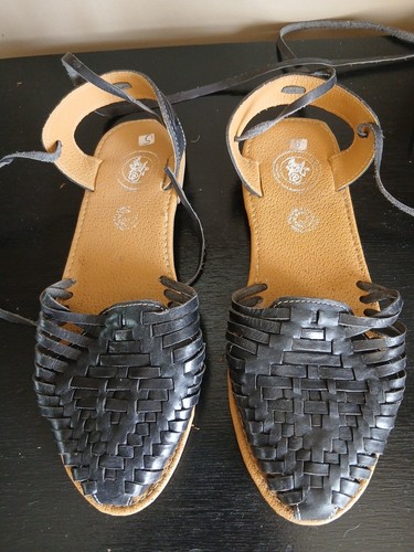 Huarache woven leather sandals - huarache,