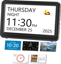 Mesqool Calendar Clock with