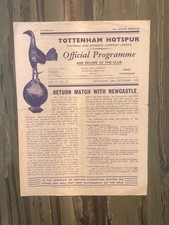 Tottenham Hotspur v Newcastle United, Division 1, 1957/8