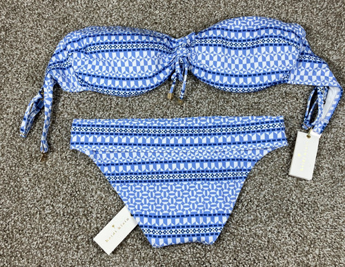 Heidi klein bikini blue white - klein,