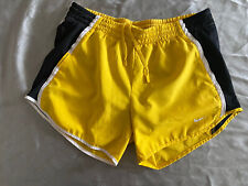 Nike Women’s Yellow Running gym shorts XS Sri Fit Sprinter Sports Summer Retro