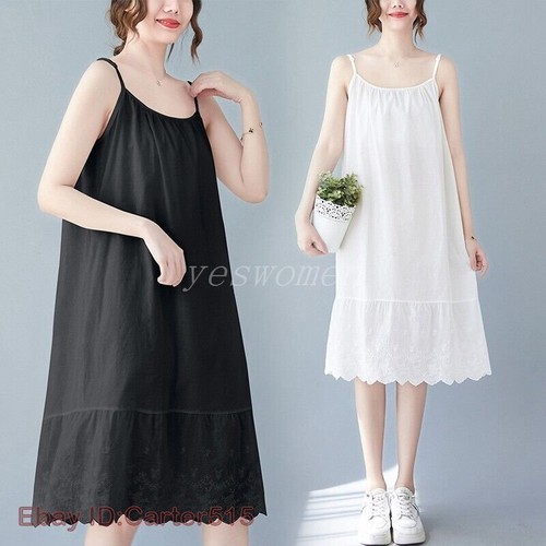 Cotton embroidered cami - cami, full
