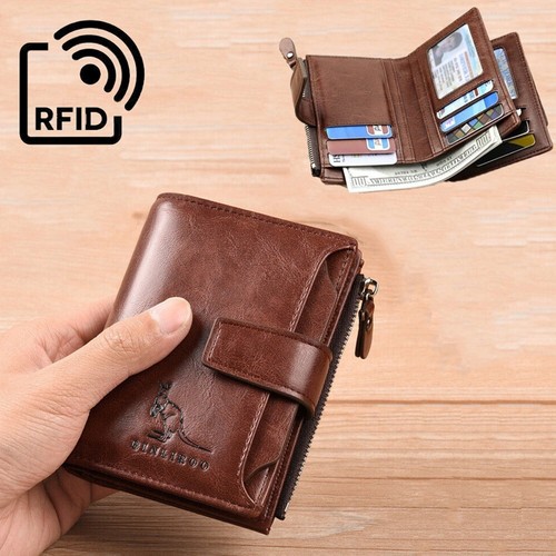 Designer mens leather wallet - designer,
