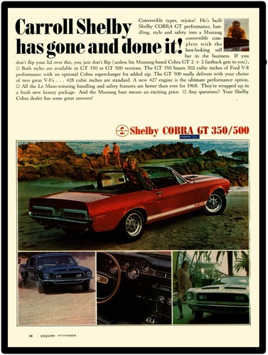 1967 ford shelby cobra - shelby,