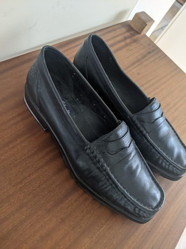 Clarks flat black leather - clarks,