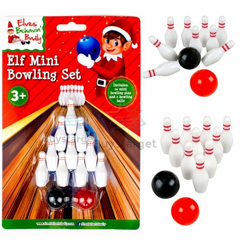 Mini bowling set elf - set,