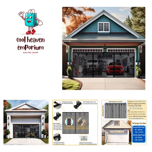 Premium garage door screen for - garage,