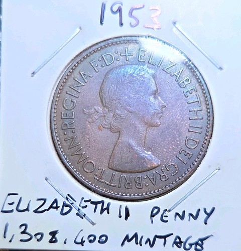 1953 elizabeth british one - ii,