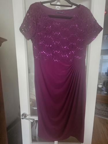 Purple sparkly sequin dress - purple,