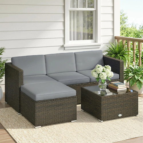 Garden corner sofa set 3pieces - sofa,