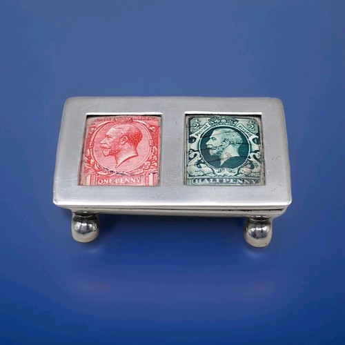 Antique solid silver double - antique,