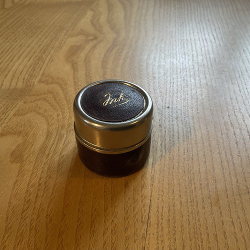 Victorian travelling inkwell - travelling,