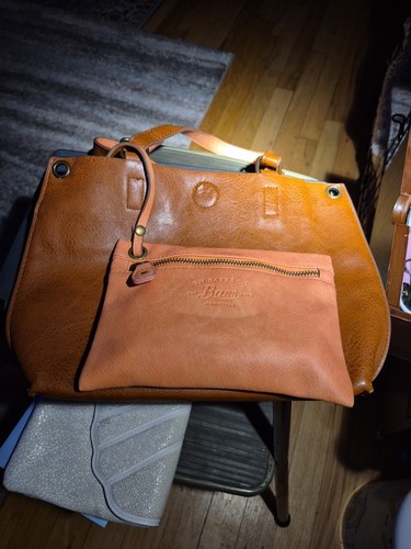 Bass co tote brown - bass, brown/peach