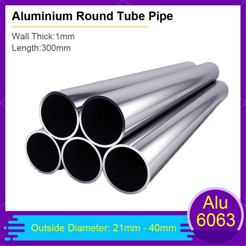 Aluminium round tube pipe - round,