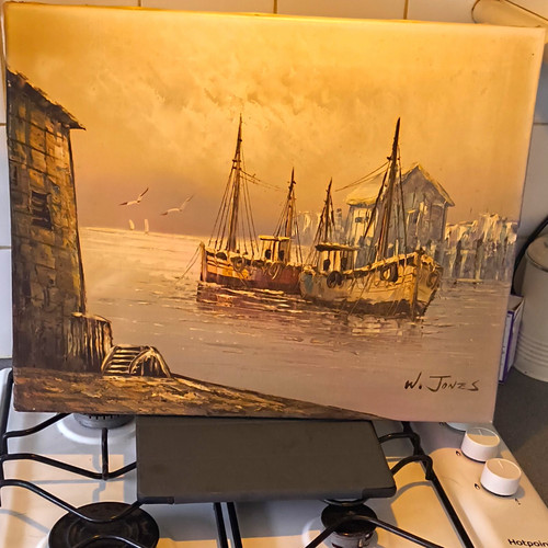 Jones signed unframed - jones,