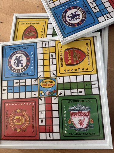 African ludo glass board - african,